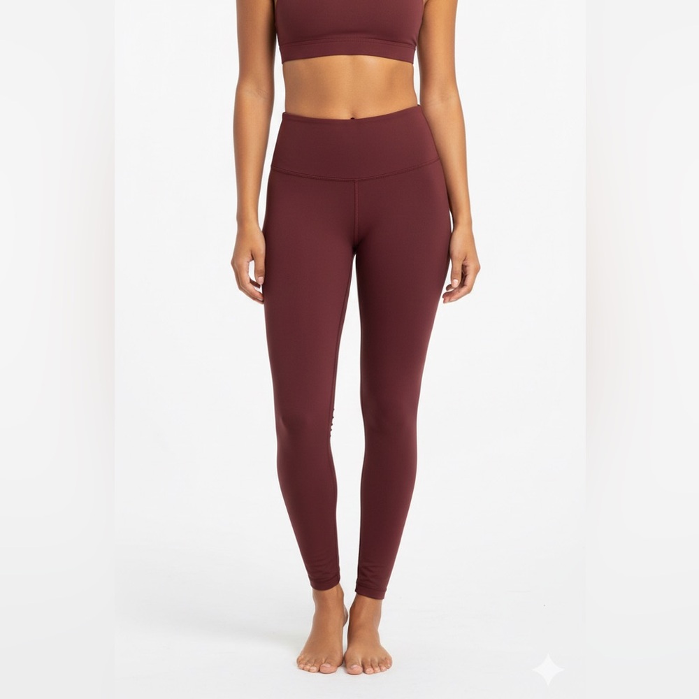 Lululemon Wunder Under Pant Burgundy Size 2 High Rise 25” Leggings